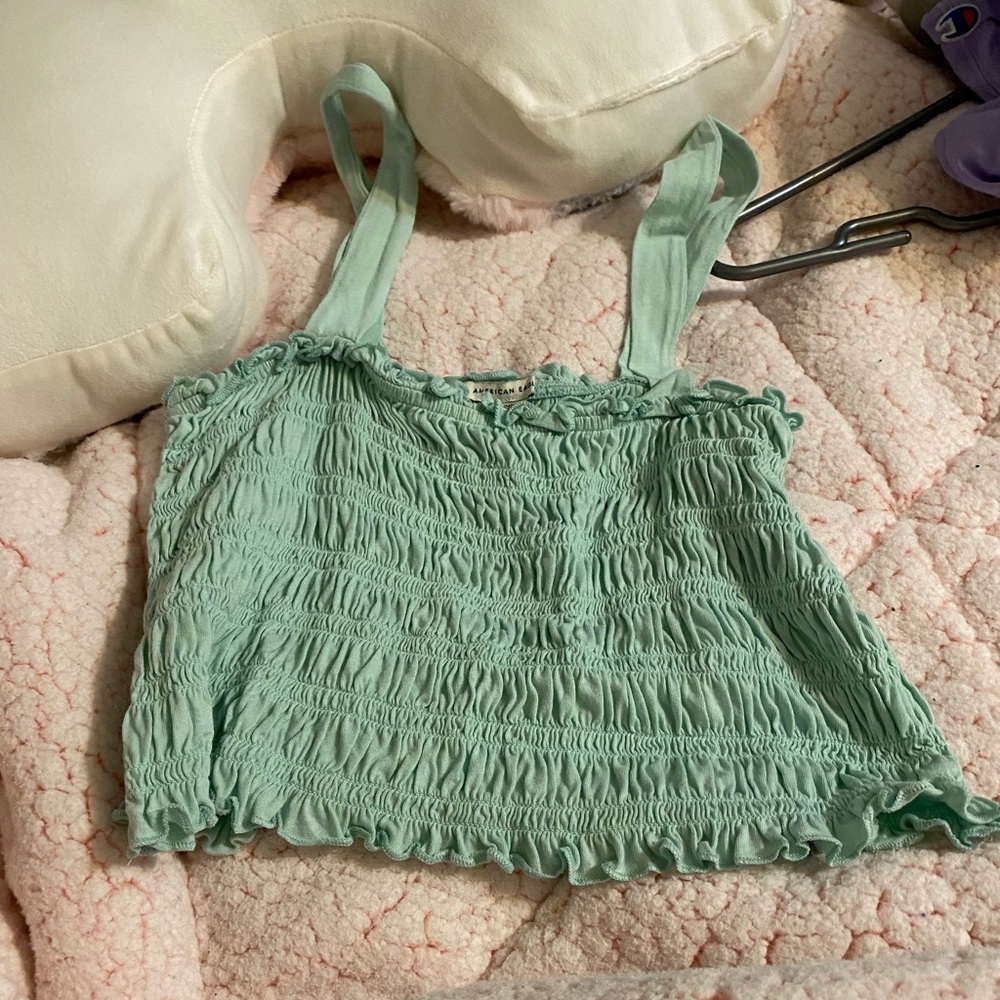 brand : american eagle, size M, color : mint green